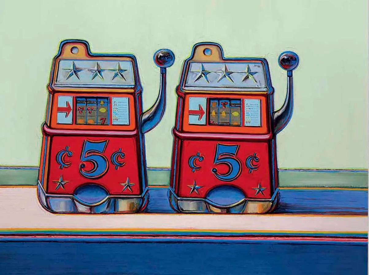 Vintage Tabletop Slot Machines Two Jackpots