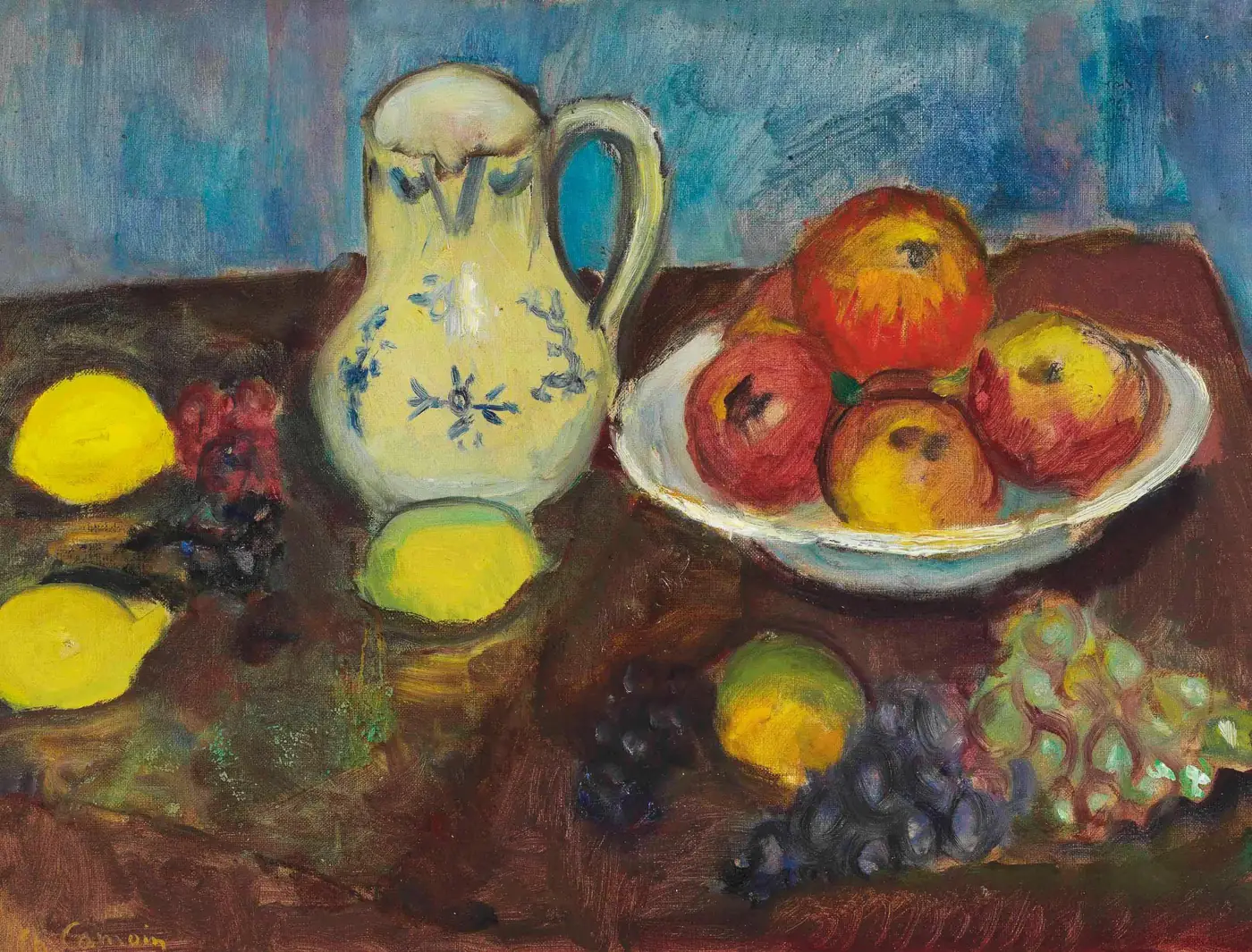 Charles Camoin Coupe de Fruits Pichet et Citron