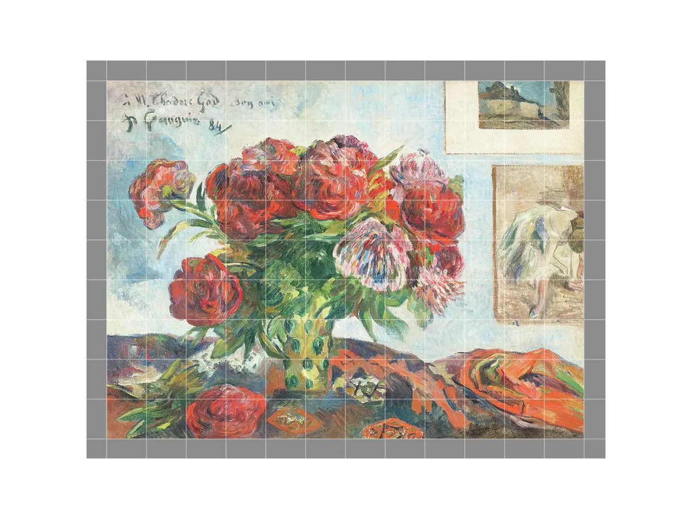 Still Life with Peonies Paul Gaugin