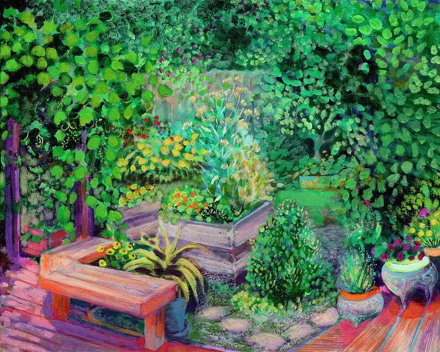 Summer in the Flower Garden