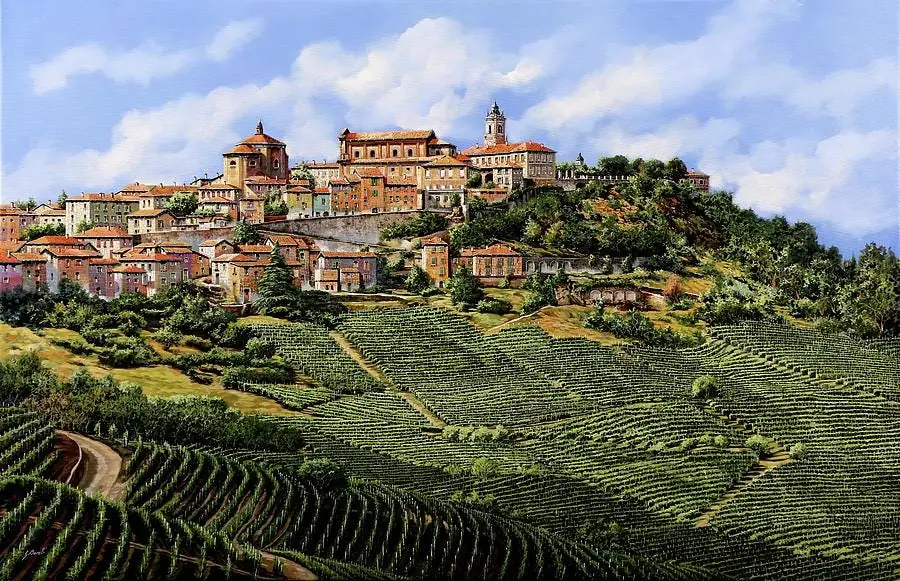 Beautiful la Morra Italy Village