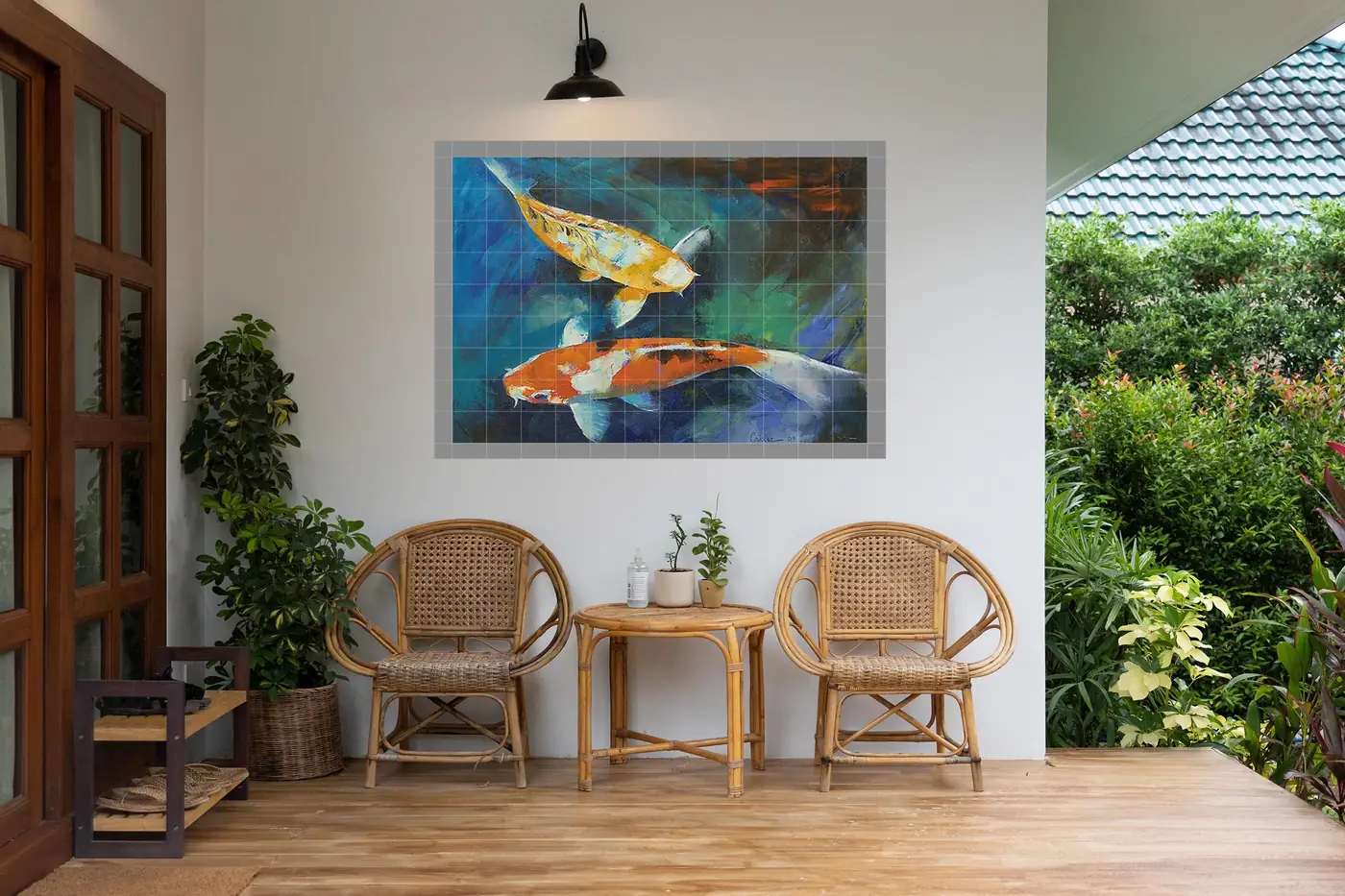 Sanke Koi Fish Painting, Photo 4