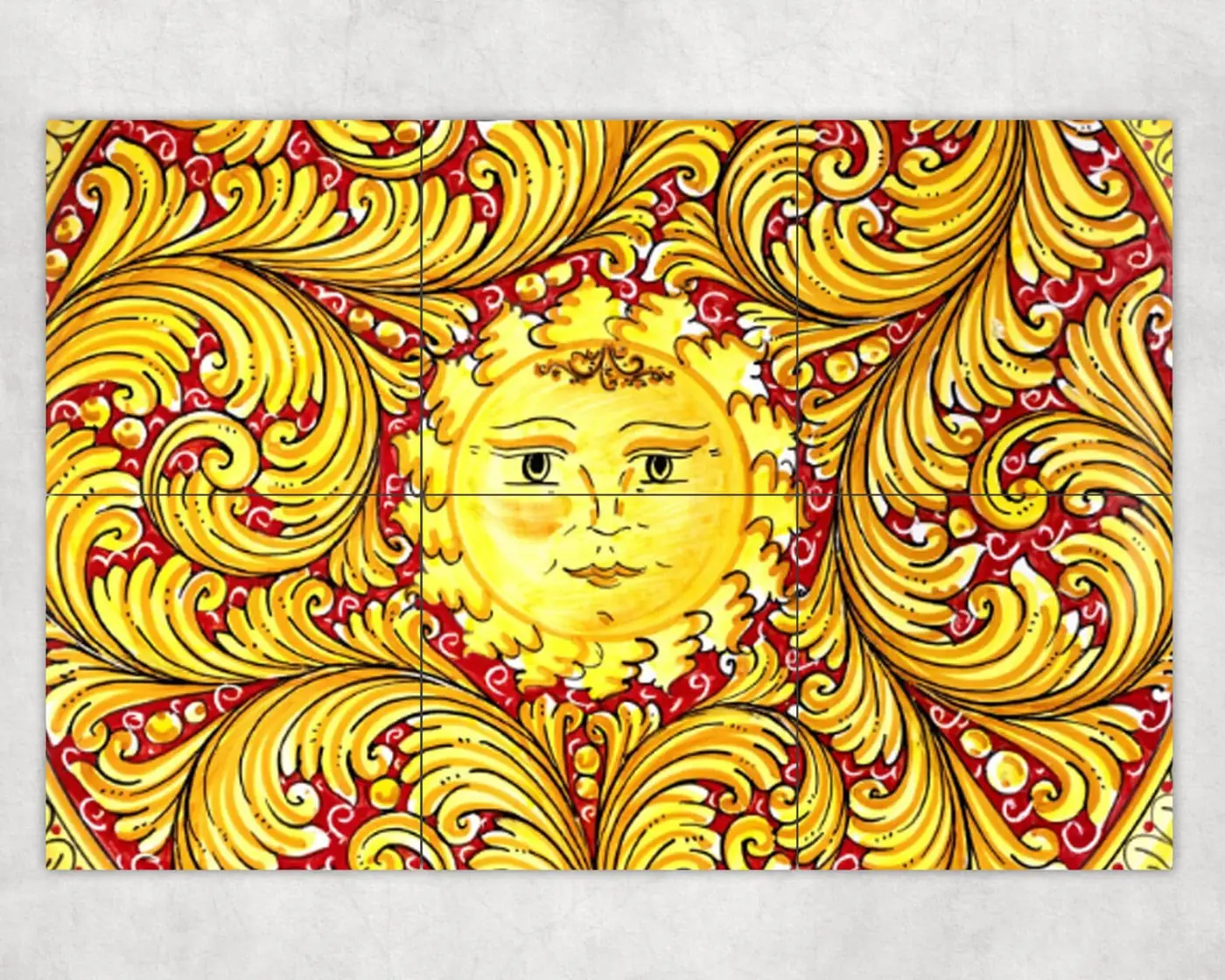 Yellow Sun Sicilian Sicily Italy Floral