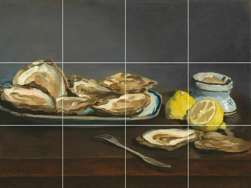 Still Life Oysters and Lemons