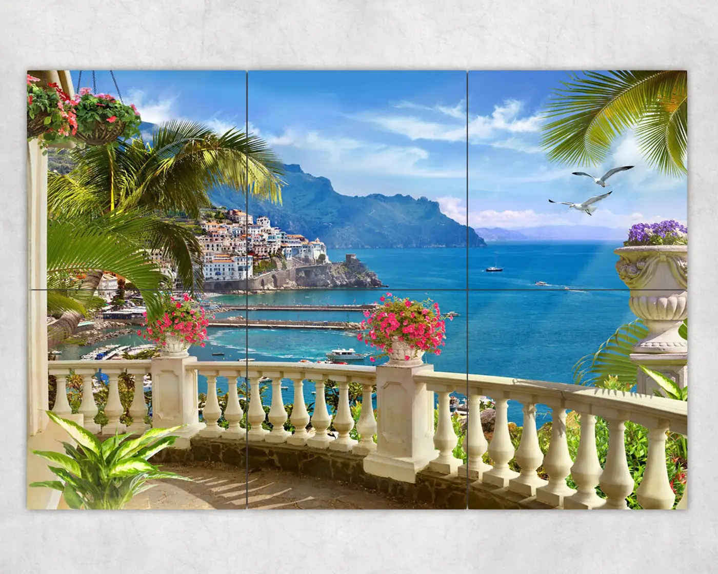 Mediterranean Sea Ocean View of Amalfi Coast Italy Villa