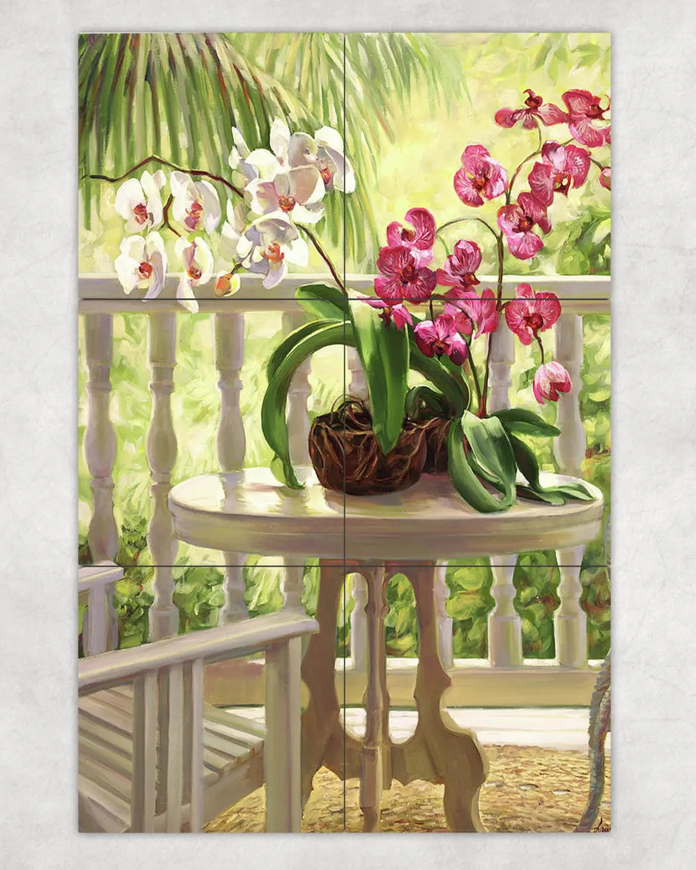 Key West Patio Porch with Orchid Garden