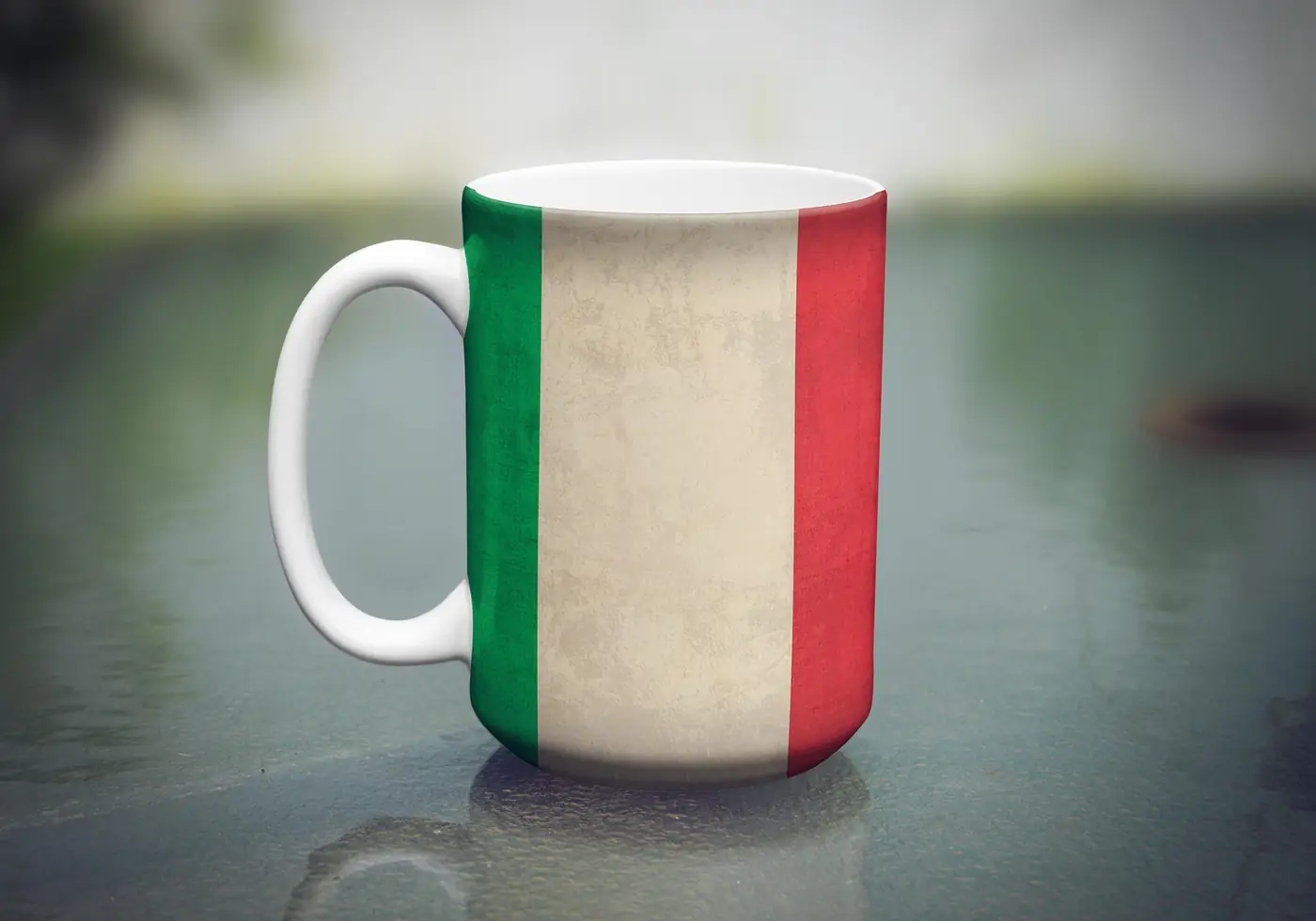 Italy Flag Vintage Distressed, Photo 6
