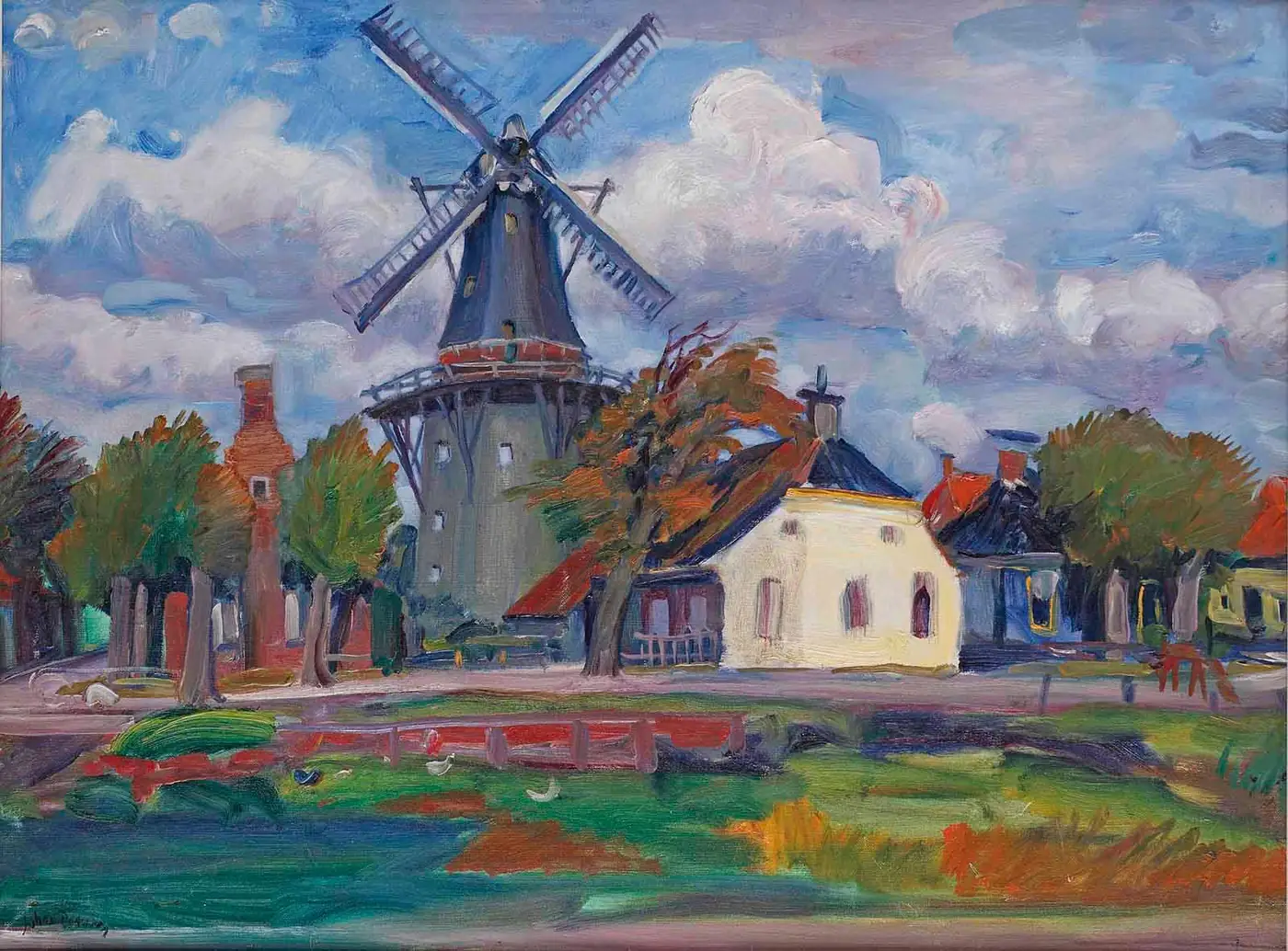 View on Noorderhoogebrug Groningen