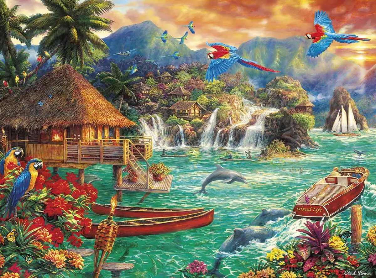 Exotic Tropical Island