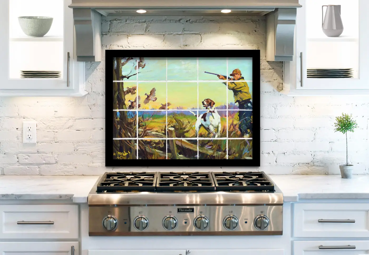 Quail Thunder by Hoffman installed