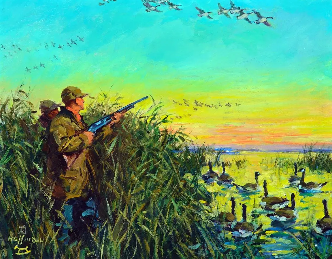 Honkers Coming in by Hoffman