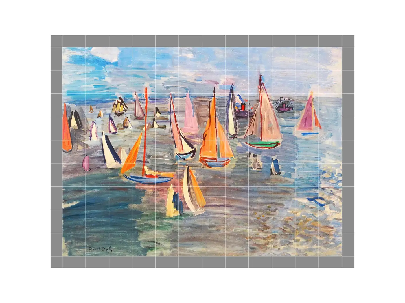 Regatta by Raoul Dufy