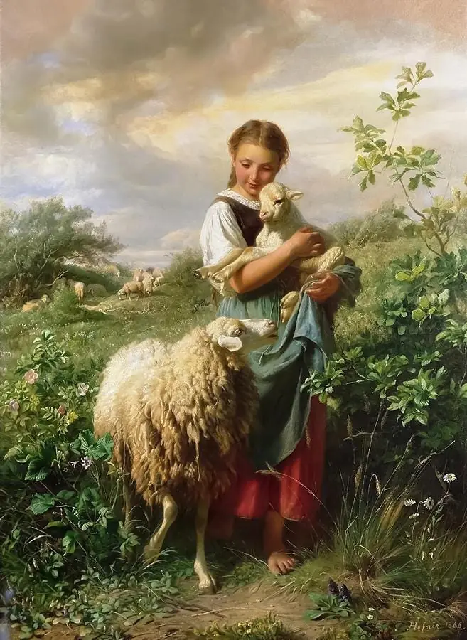 The Little Shepherdess Johann Baptist Hofner