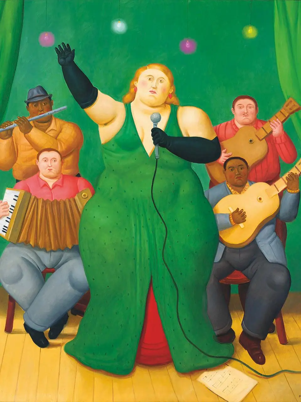 Fernando Botero la Cantante