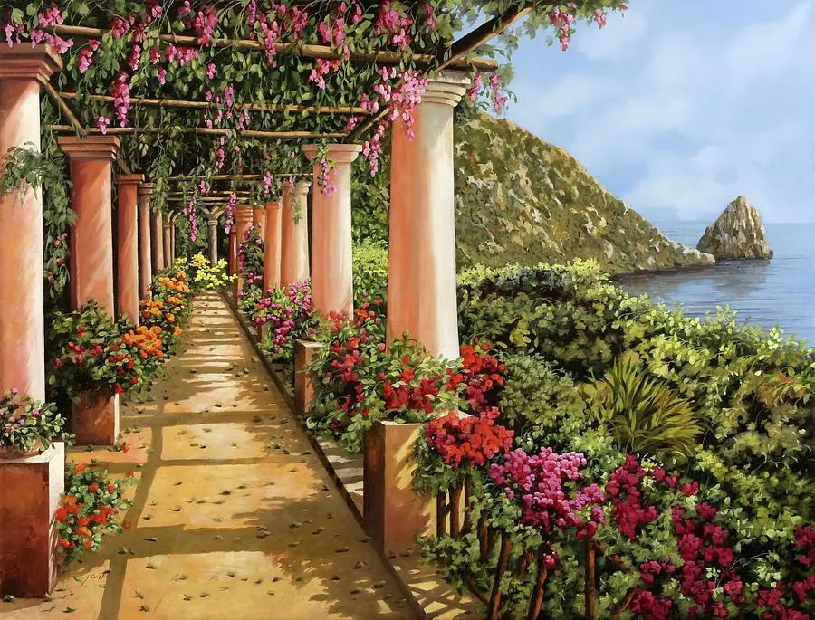 Columns on the Gulf Courtyard Mediterranean Sea View