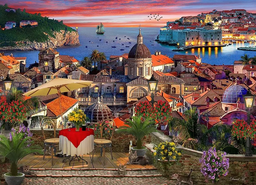 Ocean View Romantic Dinner in Dubrovnik