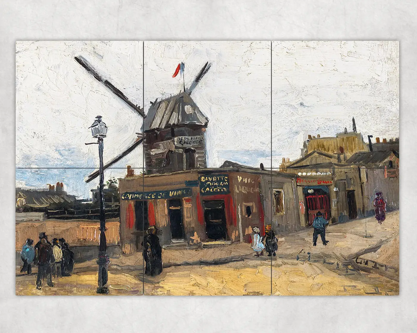 Le Moulin de la Galette by Vincent Van Gogh October 1886