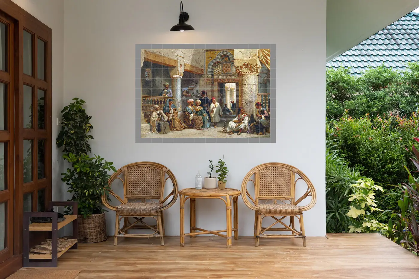 Arabic Figures in a Coffee House by Carl Friedrich, Photo 6
