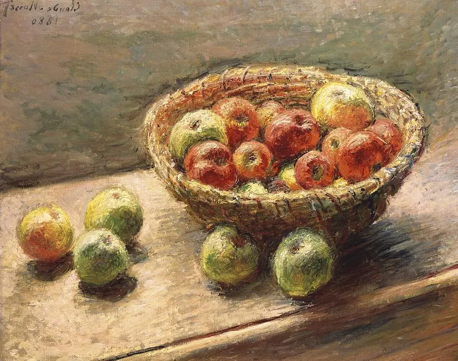 A Bowl of Apples Claude Monet