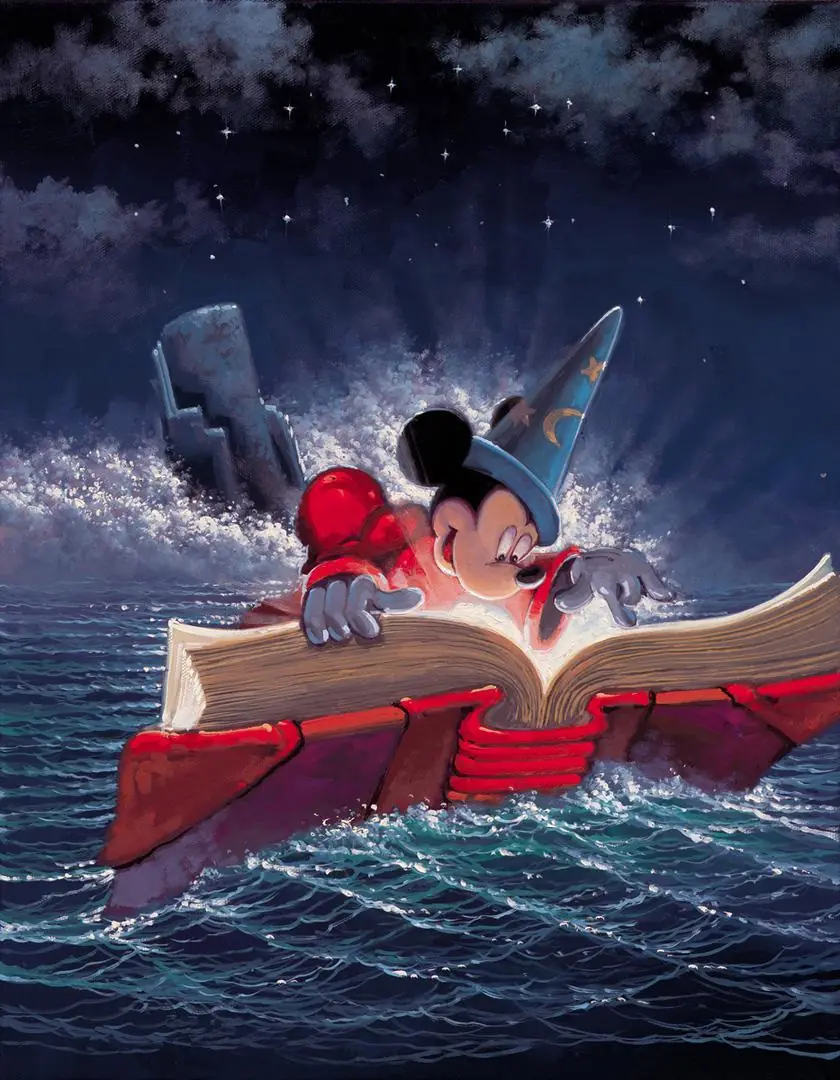 Wizard Mouse Fantasia Spell Book in Sea