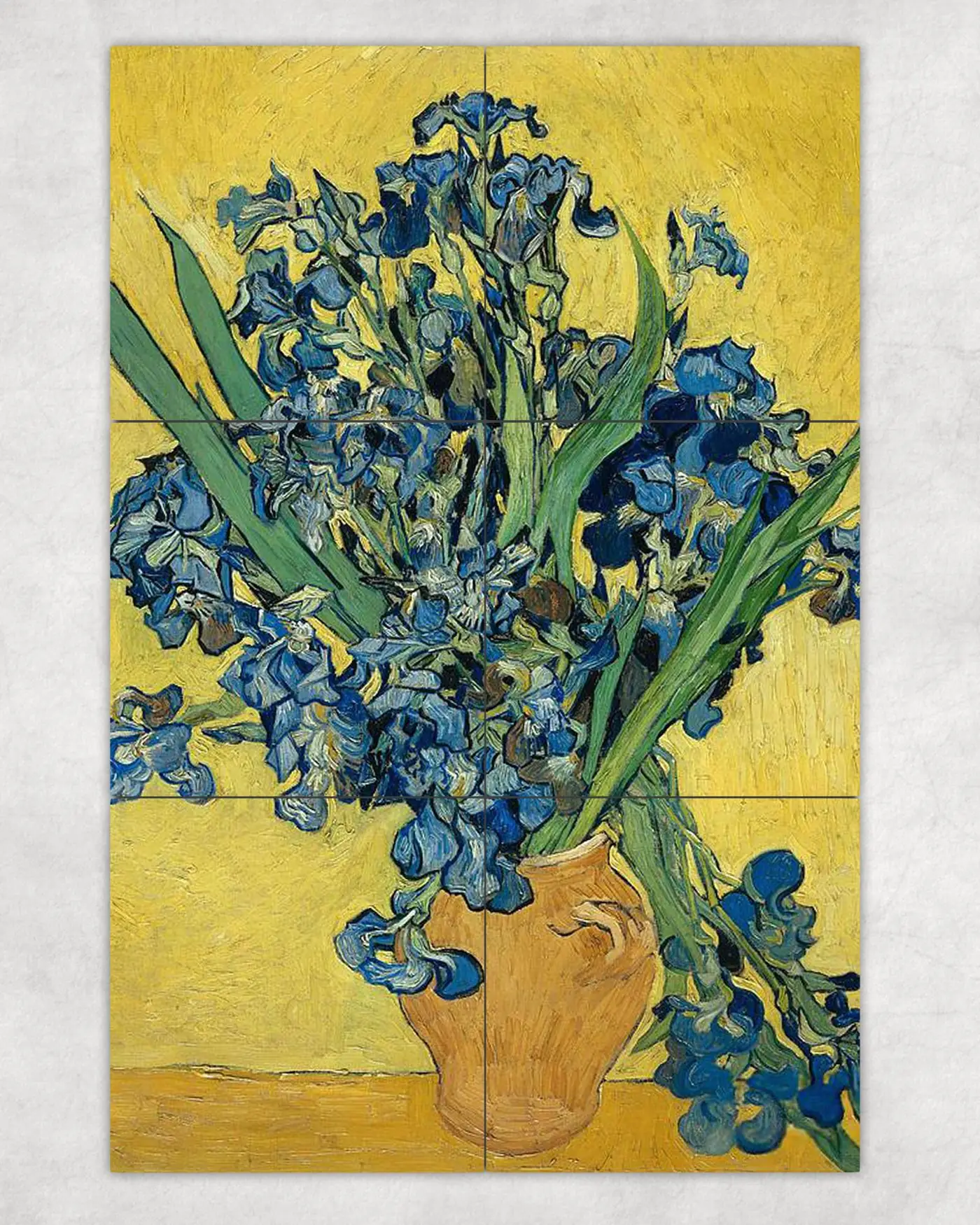 Irises 1890 Vincent Van Gogh