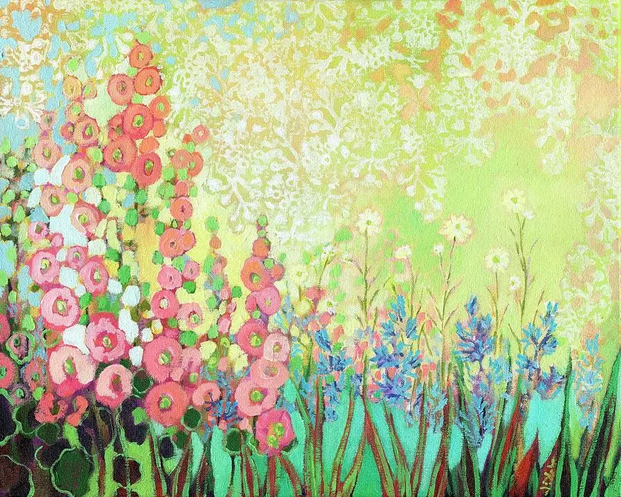 Summer Flowers, Pink Poppy Garden