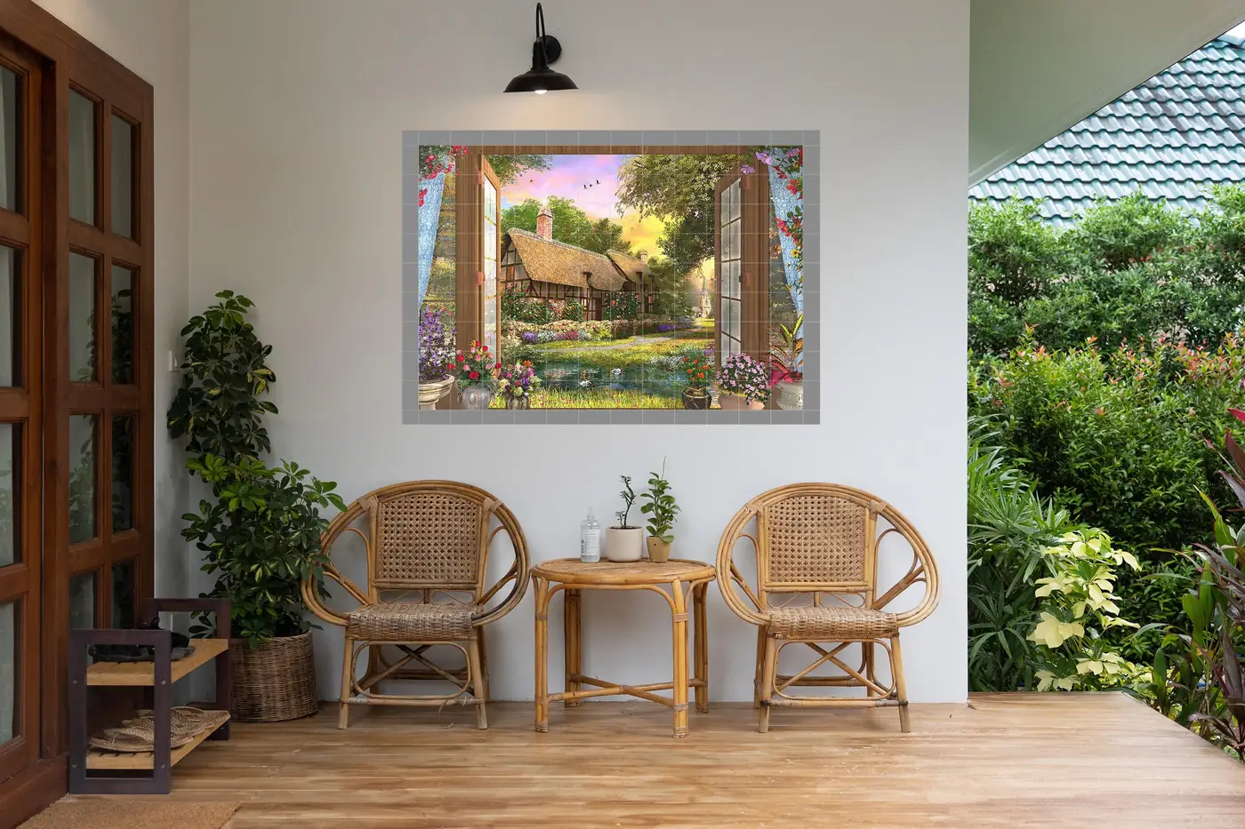 Cottage Garden View Sunset, Photo 6
