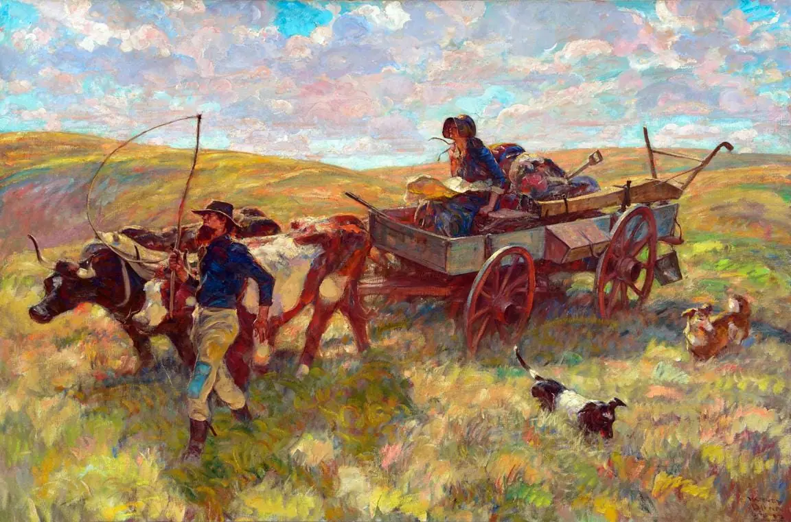The Homesteaders with Cows