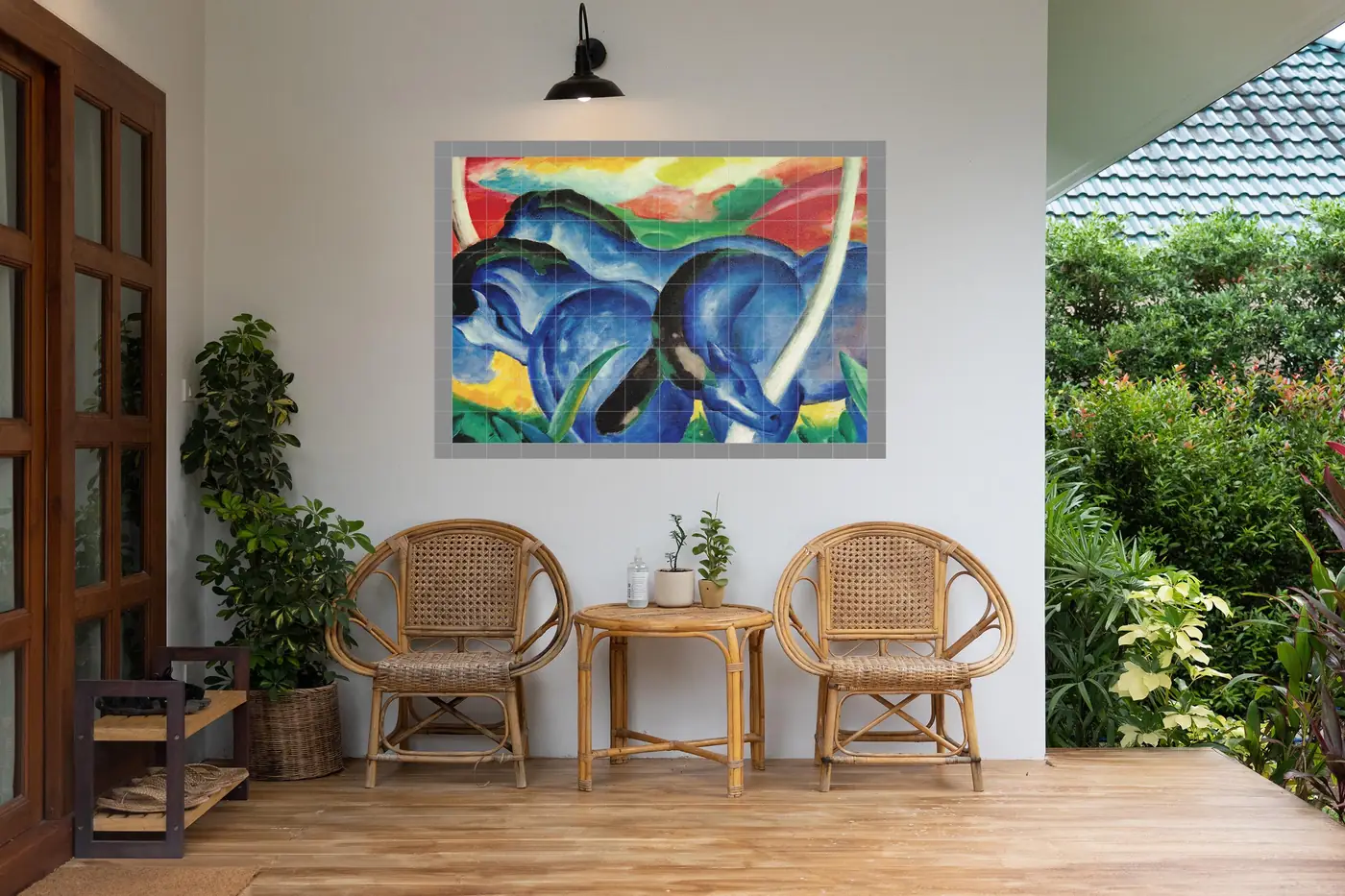 Large Blue Horses by Franz Marc, Photo 4
