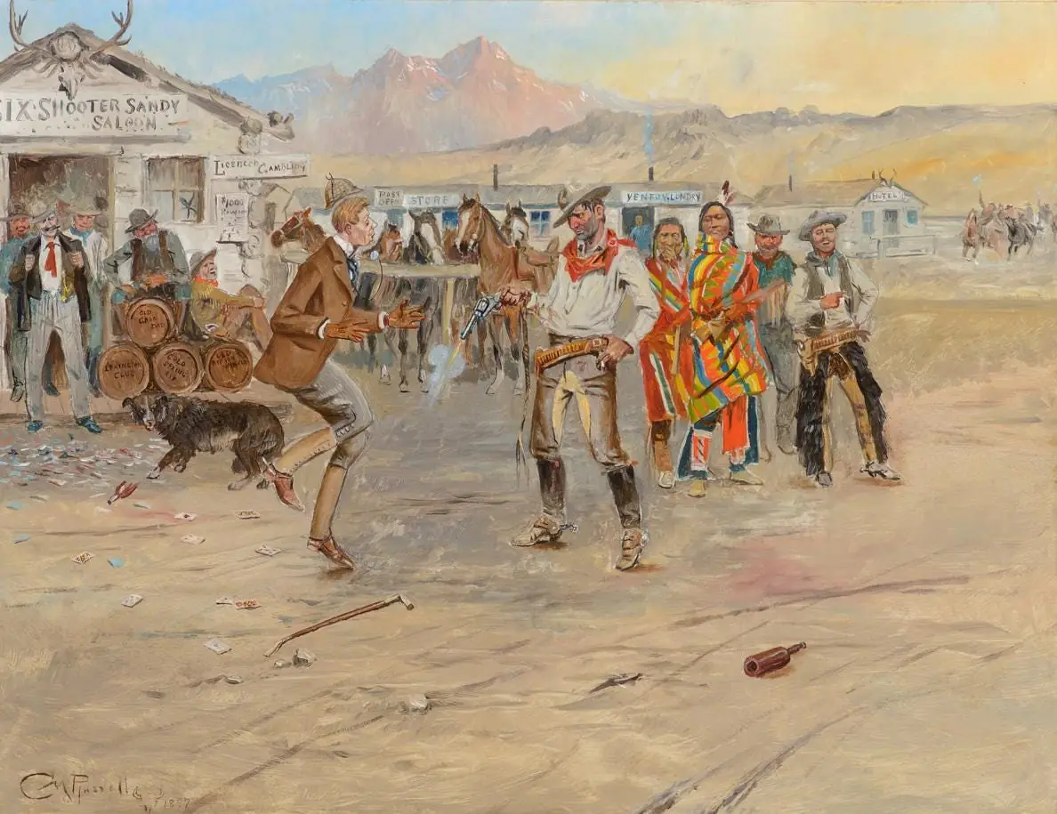 The Tenderfoot by Charles M. Russell