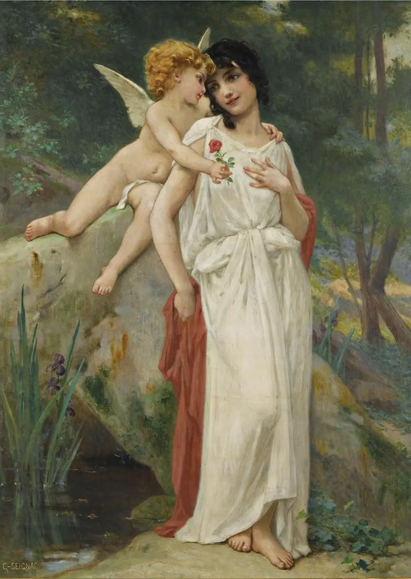LA Femme a L'ange by Guillaume Seignac