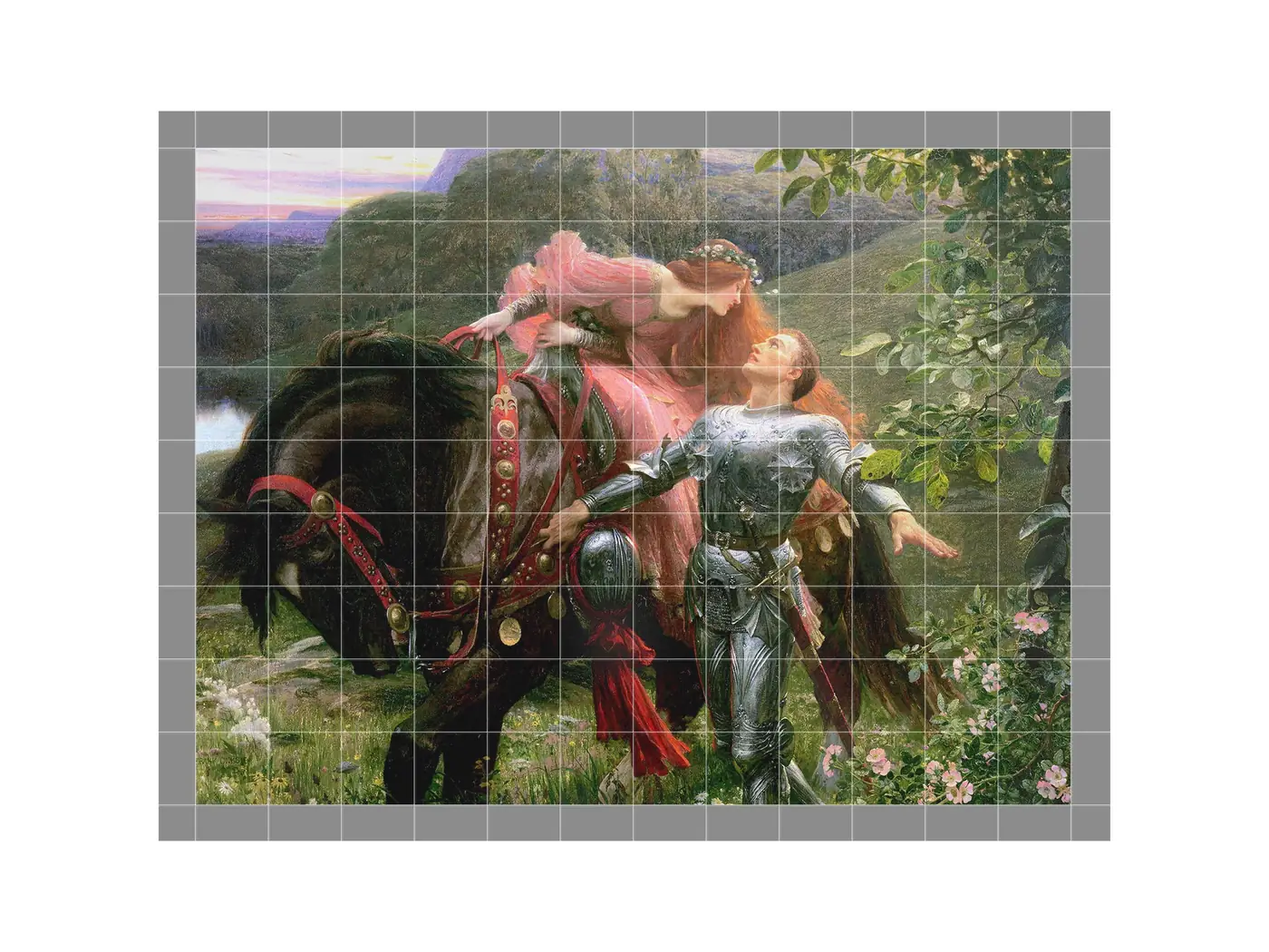 La Belle Dame Sans Merci by Sir Frank Dicksee
