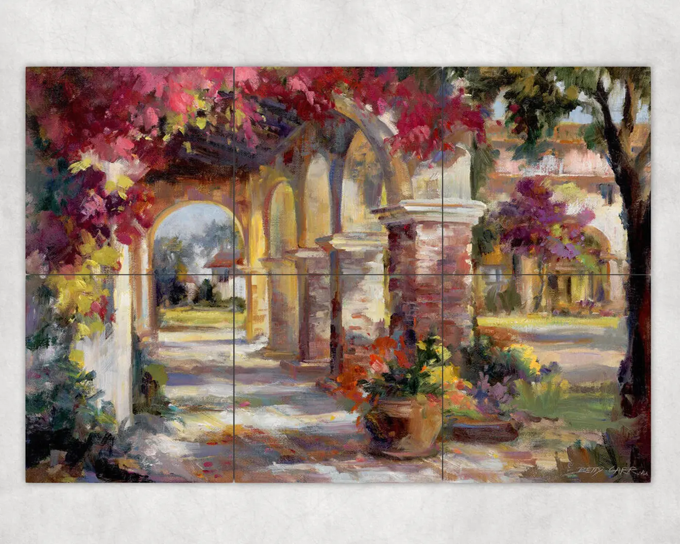 Courtyard Archway Flower Garden Passage Arches