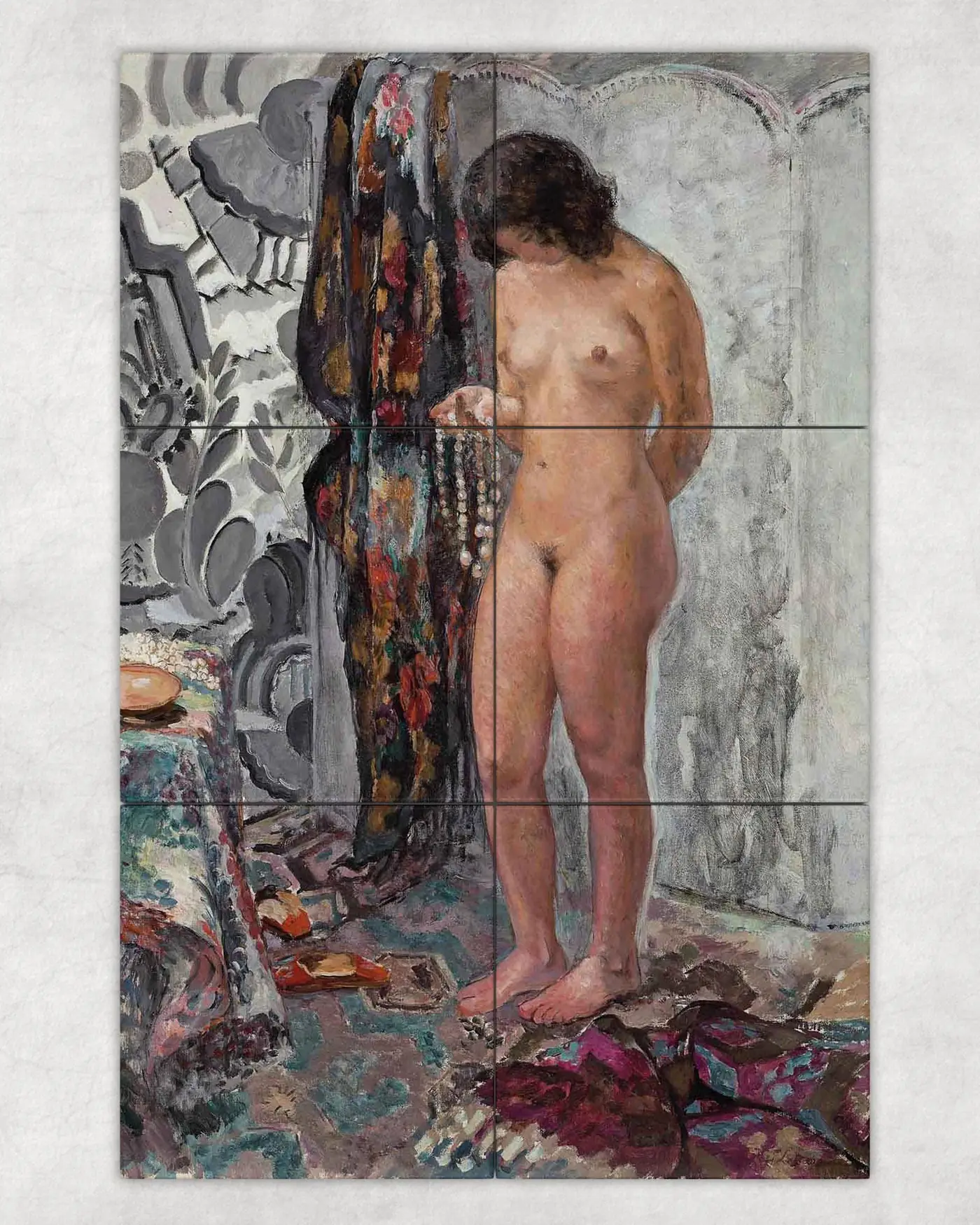 Henri Lebasque Nu Debout Au Collier