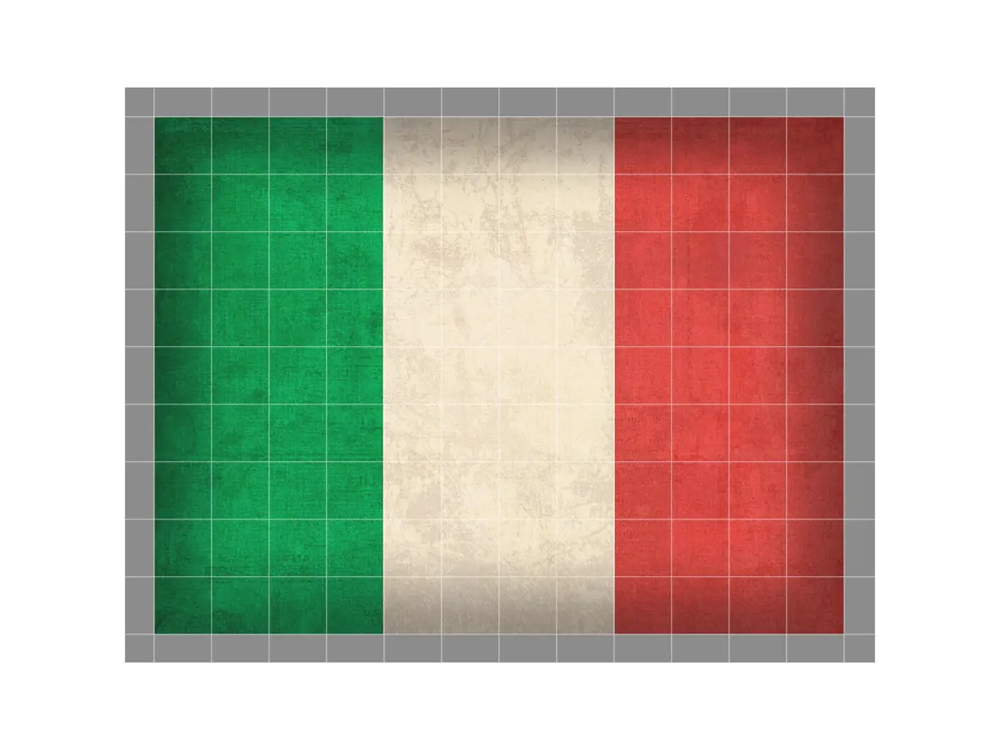 Italy Flag Vintage Distressed