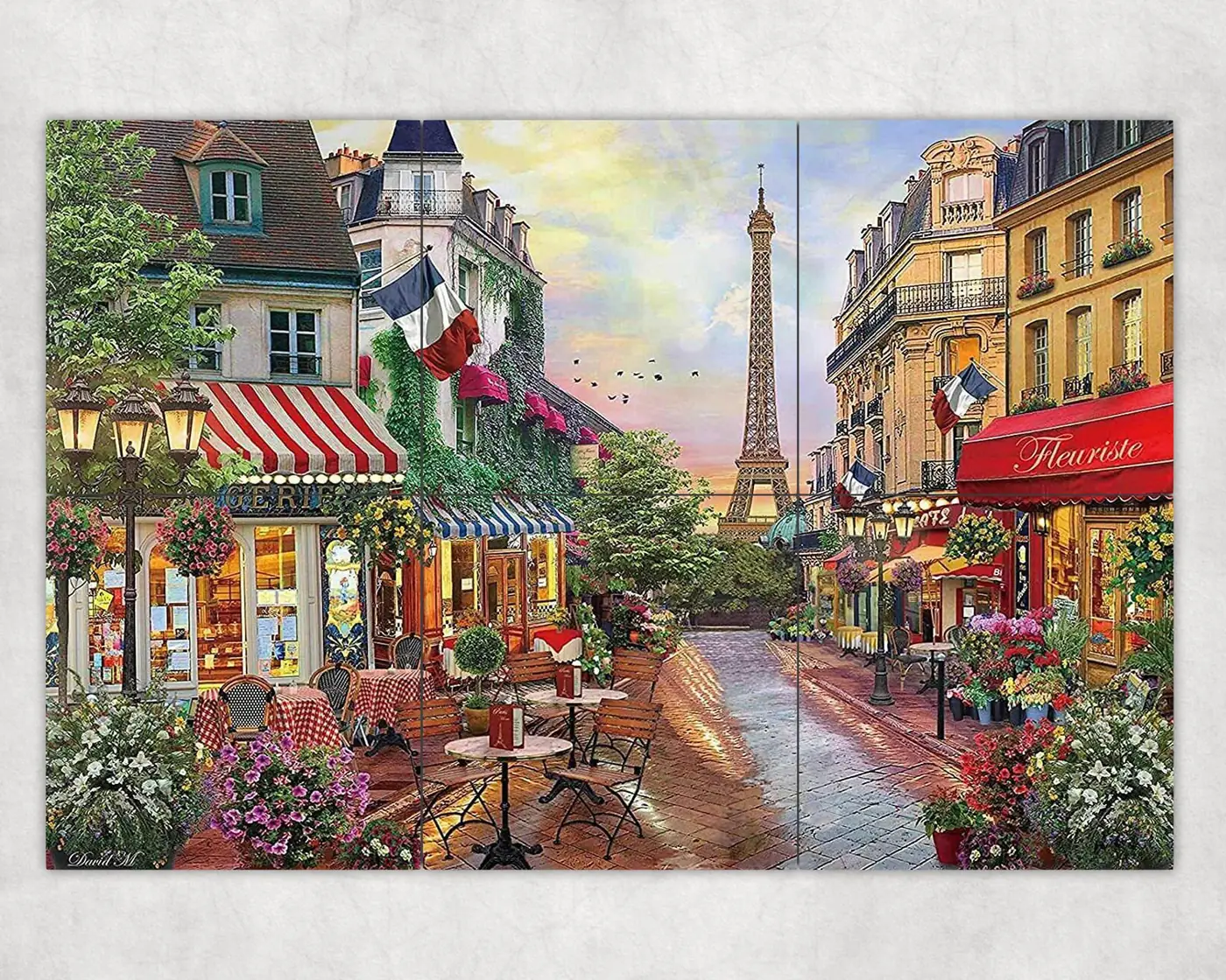 Romantic Paris France Street Cafe