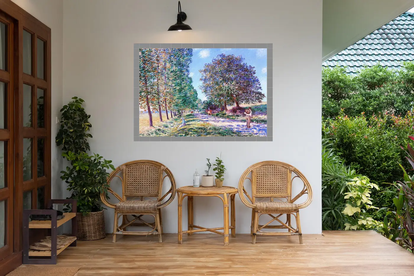 Poplar Avenue at Moret on the Loing Alfred Sisley, Photo 5