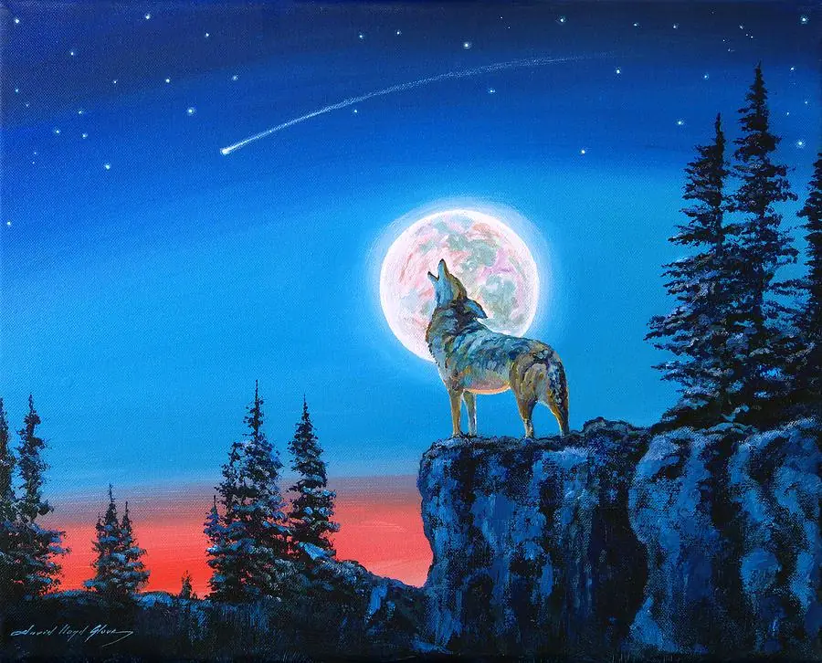Winter Wolf Moon