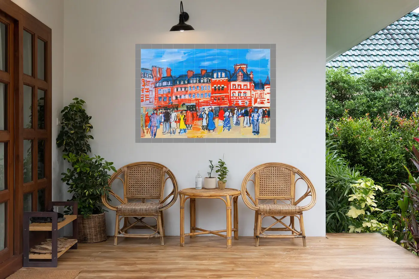 Houses in Trouville by Raoul Dufy, Photo 6
