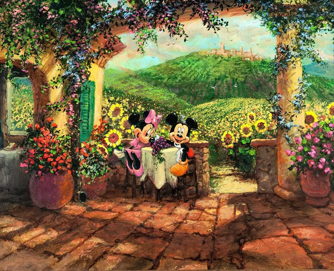 Mickey Minnie Dinner in Tuscany Vineyard Villa