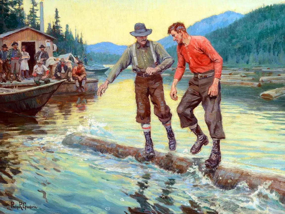 Log Rollers by Goodwin Philip