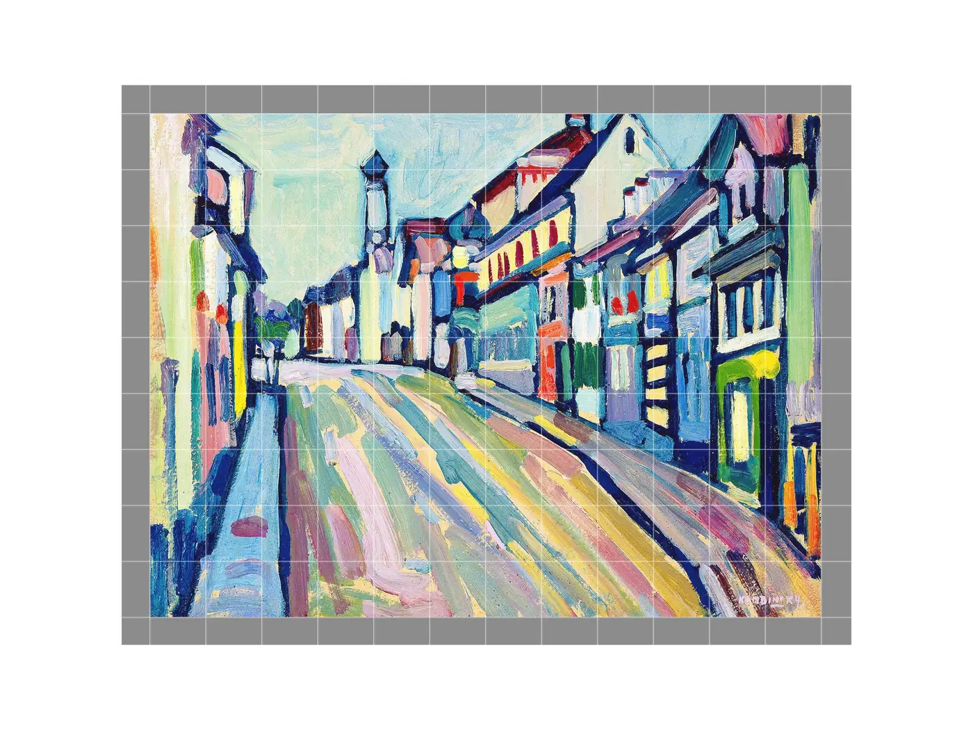 Market, Murnau by Wassily Kandinsky