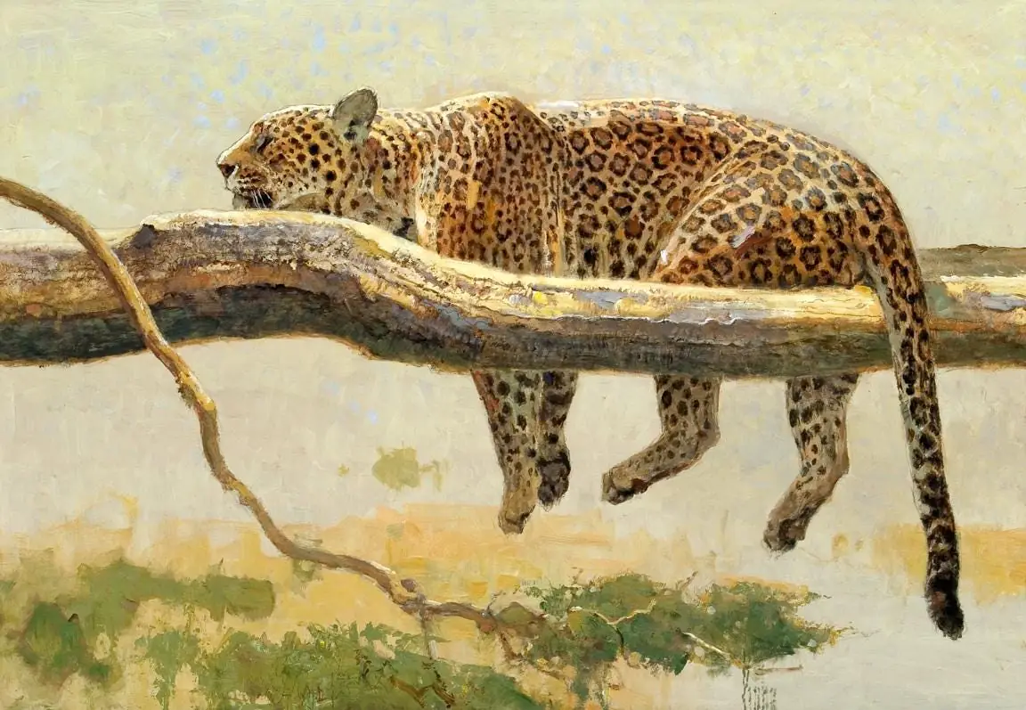 Dreaming Leopard