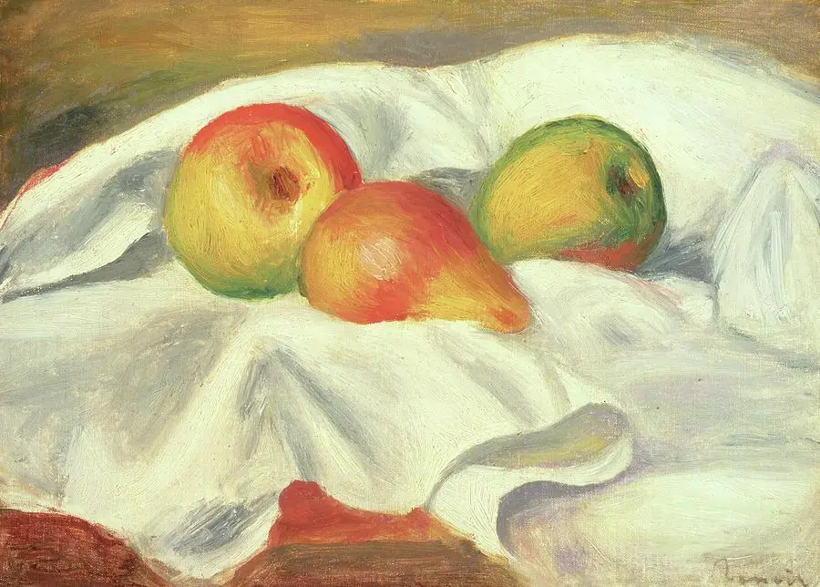 Three Pears Pierre Auguste Renoir