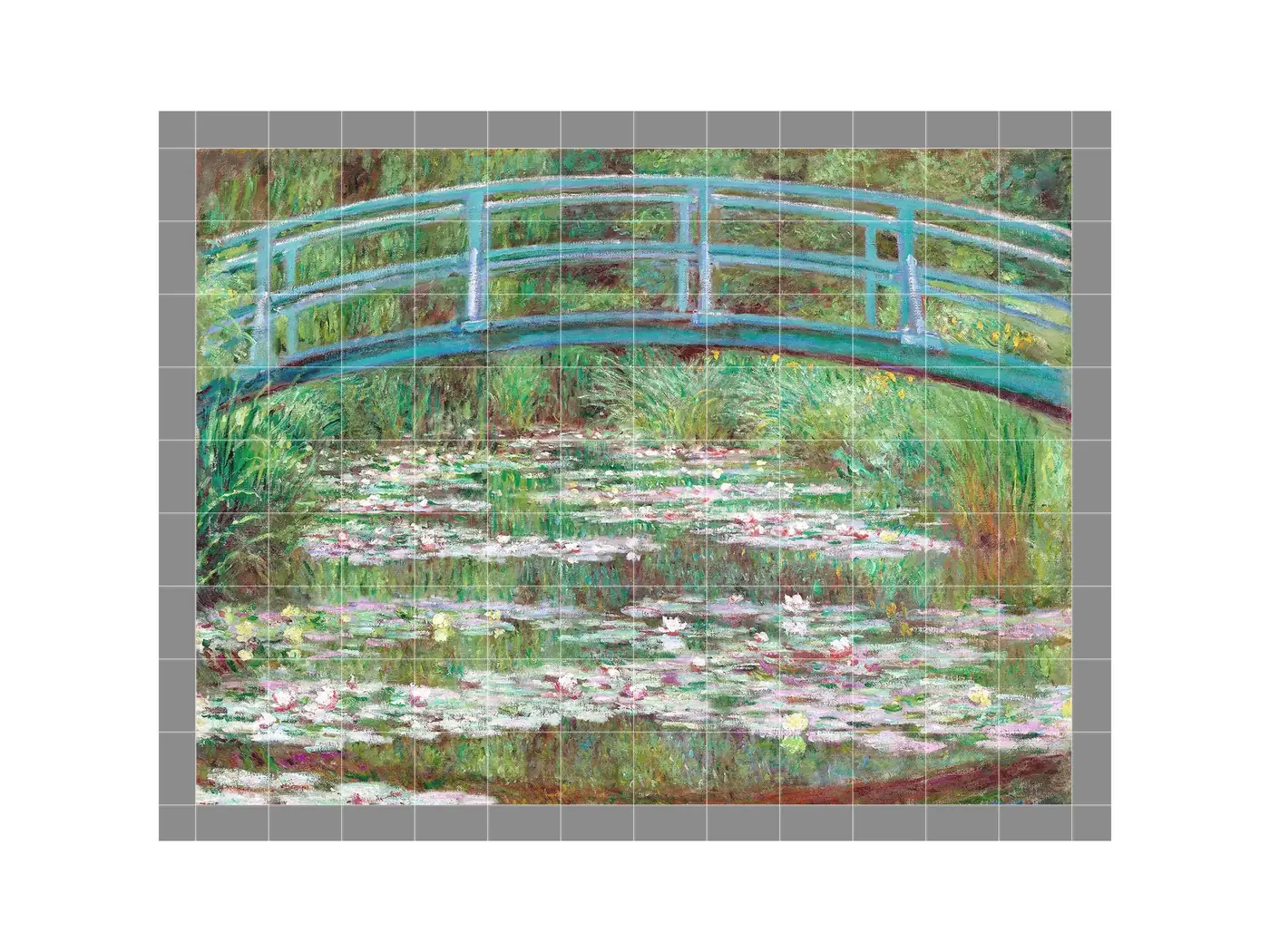 Japanese Footbridge by Claude Monet
