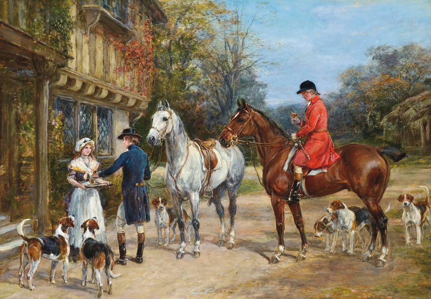 Heywood Hardy a Toast Before the Hunt