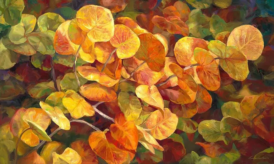 Golden Sea Grapes Garden Beach Plant