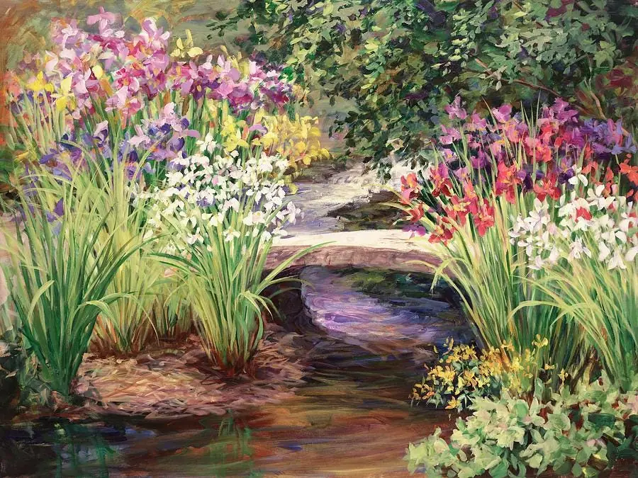 VanDusen Flower Garden Iris Bridge