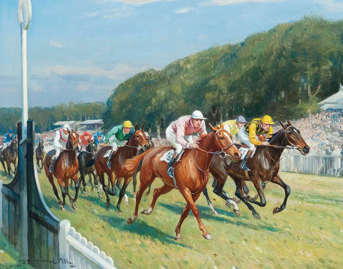 Service Kit Winning the Goodward Stewards Cup