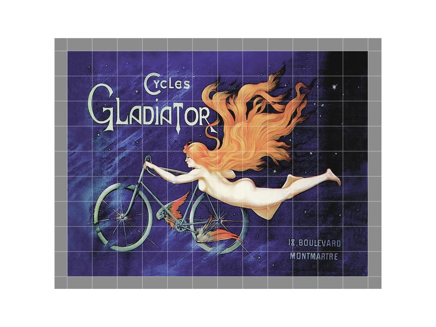 Cycles Gladiator 1895 Vintage Posters